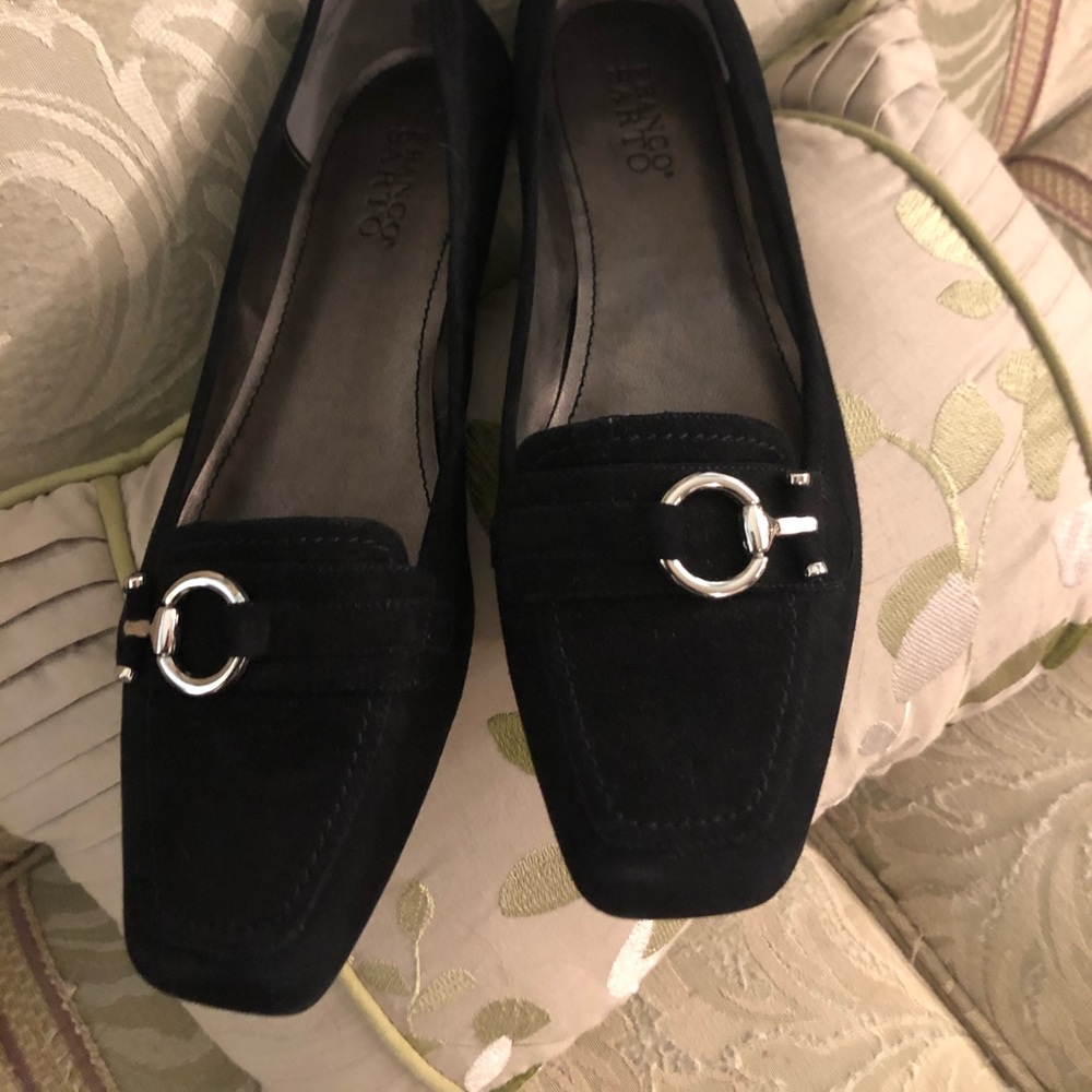 Franco Sarto black flats